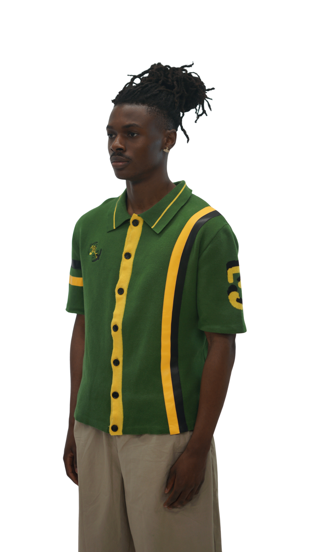 OPO Knitted Green POLO